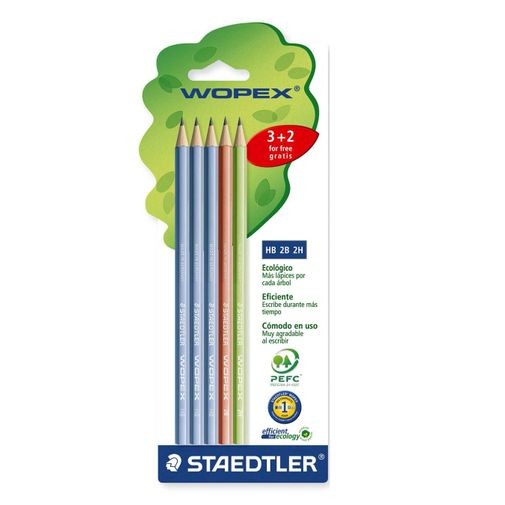 Lapiz Ecologico Wopex 3 y  2 Gratis