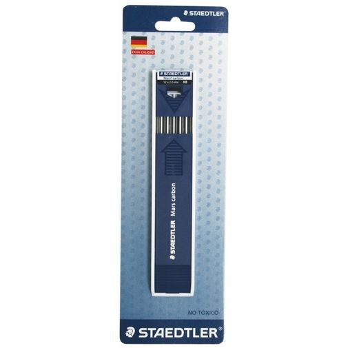 PUNTILLAS 0.2MM HB MARS CARBON 12 PZAS STEDTLER