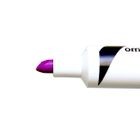 MARCADORES PUNTA CINCEL DE TINTA BASE AGUA DE COLORES 12PZS