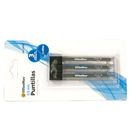 PUNTILLAS DE GRAFITO HB DE 0.5MM. 3 TUBOS CON 12PZAS C/U OMX
