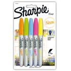 Marcadores Sharpie Permanente Punto Fino Neon Surtidos 5 Pzs