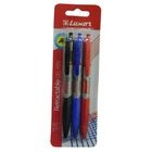 BOLÍGRAFO DE GEL RETRÁCTIL PUNTO MEDIANO NEGRO AZUL Y ROJO