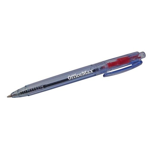 BOLIGRAFO BALLPOINT ECOLOGICO PET TINTA NG,RJ,VD,AZ OMX
