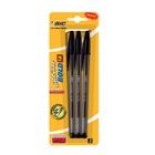 BOLIGRAFO CRISTAL BOLD GEL PUNTO XTRAGRUESO NEGRO 3PZAS