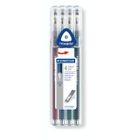BOLIGRAFOS TRIPLUS MED COL 4PZ