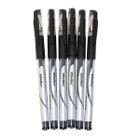 BOLIGRAFO DE GEL TINTA NEGRA. PUNTO EXTRAFINO 0.7MM. 6PZAS