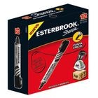 MARCADOR PERMANENTE ESTERBROOK PUNTA CINCEL, NEGRO, 12 PZA