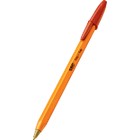 BOLIGRAFO PUNTO FINO, 0.8 MM, ROJO,CAJILLA ,12PZ
