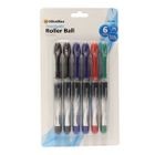 ROLLER BALL PUNTO FINO 0.7MM TINTA DE COLORES CON 6PZAS OMX