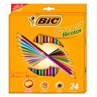 Colores Bic Bicolor 24 pzas