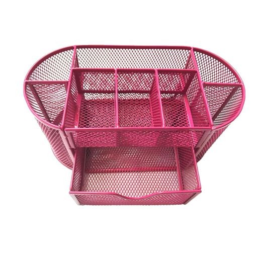 Organizador C/Portatarjetas Rosa