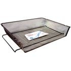 CHAROLA APILABLE CARTA NEGRA MALLA 37X27X8CM OMX