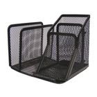 ORGANIZADOR DE ESCRITORIO NEGRO MALLA 14.5X13X13CM OMX