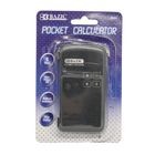 Calculadora Bazic de Bolsillo con Cubierta Negra
