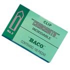 Clips Cuadradito Baco N2 Caja Con 100 Piezas