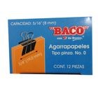CAJA 12 SUJETA DOCUMENTOS 19MM