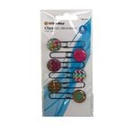 Clips Officemax con decoración 6 piezas