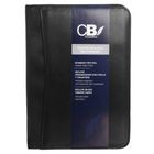 Carpeta ejecutiva tipo portafolio piel con cierre CB