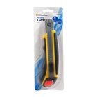 CUTTER DE PLASTICO CON CUERPO DE METAL Y NAVAJA DE 18MM