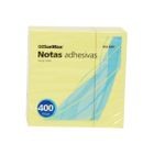 NOTAS ADHESIVAS AMARILLAS CUBO 3X3  400 HJS OMX