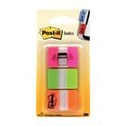 BANDERITAS RIGIDAS POST-IT 3 COLORES NEON