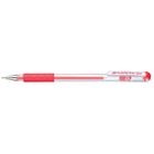 BOLÍGRAFO HYBRID GEL GRIP PUNTO FINO ROJO CON 2 PIEZAS