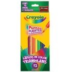 Colores Crayola Triangular 12 piezas