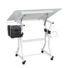 Restirador Officemax Laria Cristal Templado 8 mm Blanco