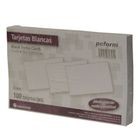 Tarjeta Indice Oxford Blanca 4x6  100 Piezas
