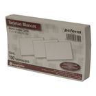 TARJETA INDICEBLANCA 3X5 100PZ
