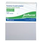 TARJETA INDICE CUADRADA BLANCO 3X5 100PZ