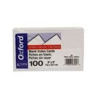 Tarjeta Indice Oxford Blanca 3x5  100 Piezas
