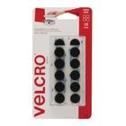 CIRCULOS ADHESIVOS NEGRO 10 JUEGOS VELCRO