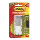 Colgador soporte dentado plata Command