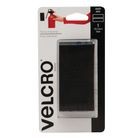 TIRAS ADHESIVAS NEGRO USO RUDO 10X5CM VELCRO