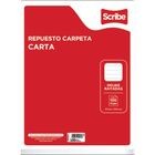 Hojas para Carpeta Scribe Tamano Carta Raya 100 Hojas