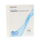CARPETA DE POLIPROPILENO BLANCO CON 20 MICAS