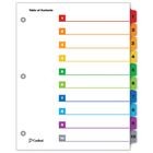 SEPARADOR 10 DIVISIONES PESTANAS MULTICOLOR ONESTEP