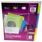 SEPARADOR 5 DIVISIONES PESTANAS A COLORS DURABLE AVERY