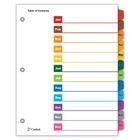 SEPARADOR MENSUAL ENE-DIC ONESTEP CELAS MULTICOLOR