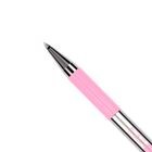 Boligrafo Retractil Rosa Cuerpo Acero Inox