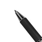 BOLIGRAFO RETR TINTA EMULSION P1.0mm ACERO INOX GRIP GOMA NE