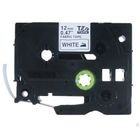 Cinta Brother para Rotulador tela azul sobre blanco TZeFA3