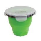Recipiente Silicion Meal Naranja y Verde