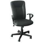 Silla Officemax Ejecutiva Zurich Tela y Polipiel Negro